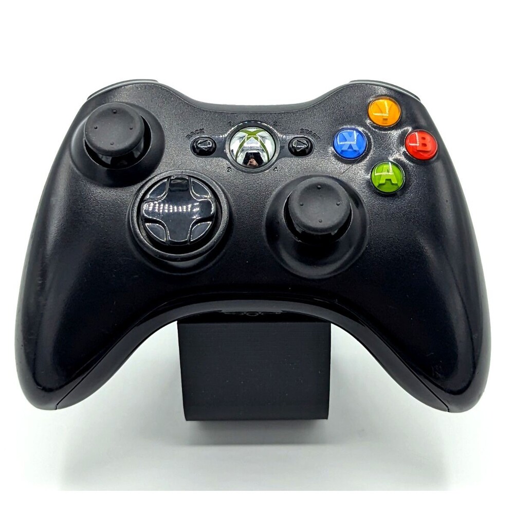 OEM Black Microsoft Xbox 360 Wireless Controller - /w New Hall Effect Joysticks!